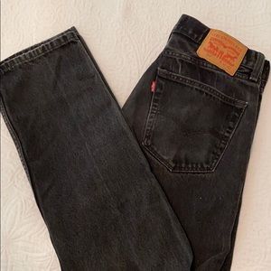 Vintage Levi’s 505 black jeans